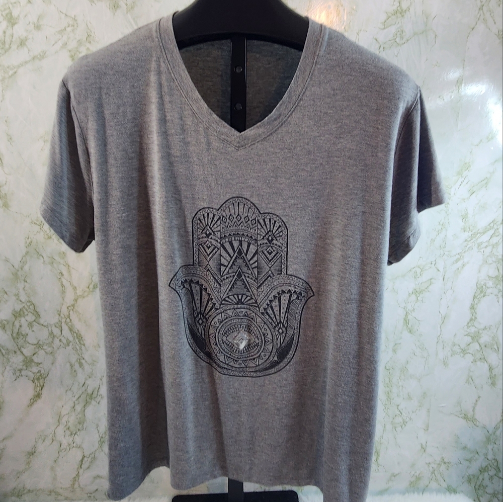 GAIAM Vneck Short Sleevd Tee